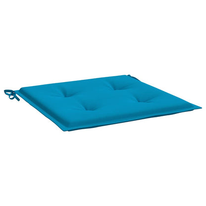 Cuscini per Sedia 6 pz Blu 40x40x4 cm in Tessuto Oxford