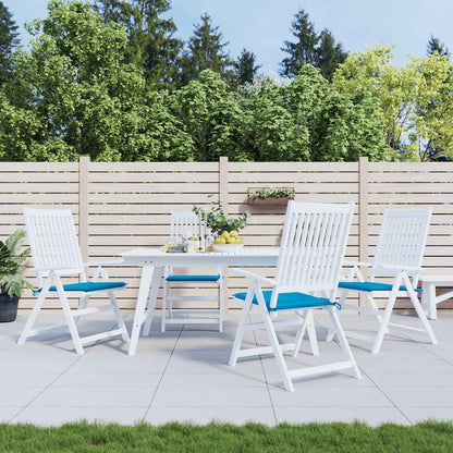 Cuscini per Sedia 6 pz Blu 40x40x4 cm in Tessuto Oxford
