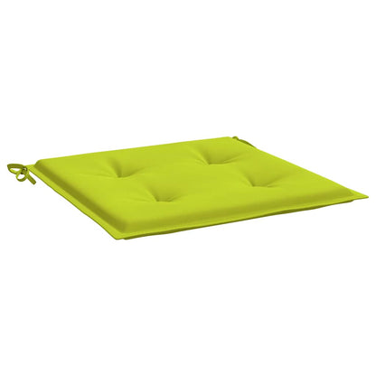 Cuscini per Sedia 2 pz Verde Intenso 40x40x4 cm Tessuto Oxford