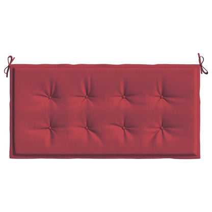 Cuscino per Panca Rosso Vino 100x50x3 cm in Tessuto Oxford