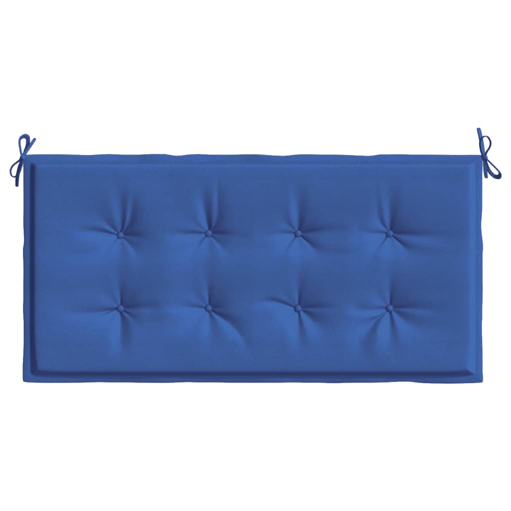 Cuscino per Panca Blu Reale 100x50x3 cm in Tessuto Oxford