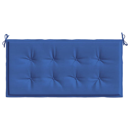Cuscino per Panca Blu Reale 100x50x3 cm in Tessuto Oxford
