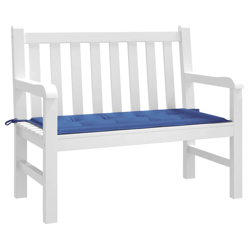 Cuscino per Panca Blu Reale 120x50x3 cm in Tessuto Oxford