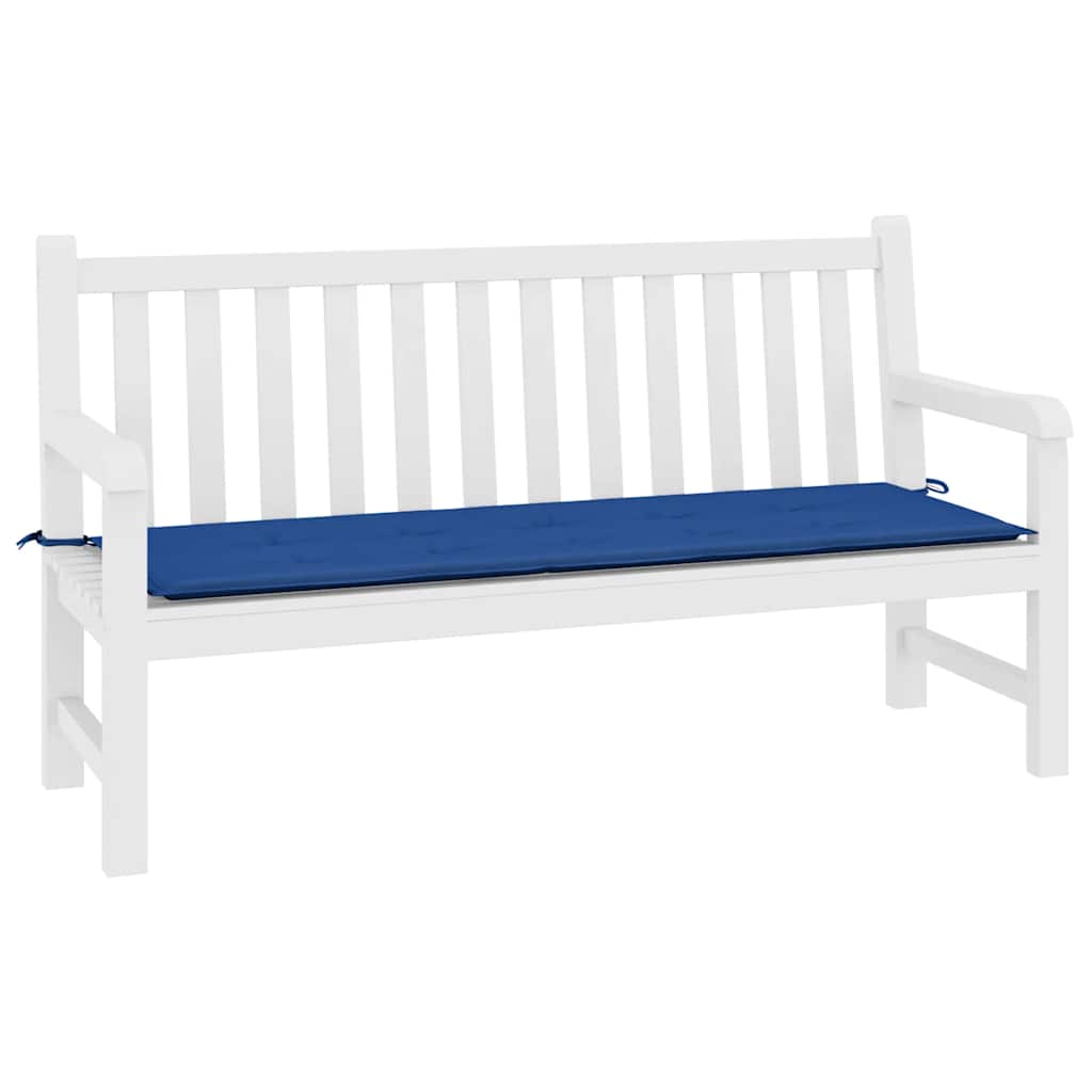 Cuscino per Panca Blu Reale 200x50x3 cm in Tessuto Oxford