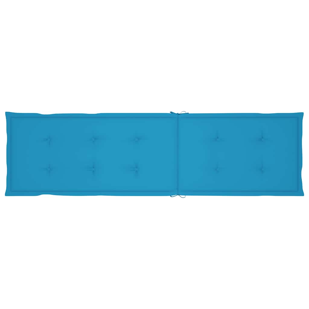 Cuscino per Sdraio Blu (75+105)x50x4 cm