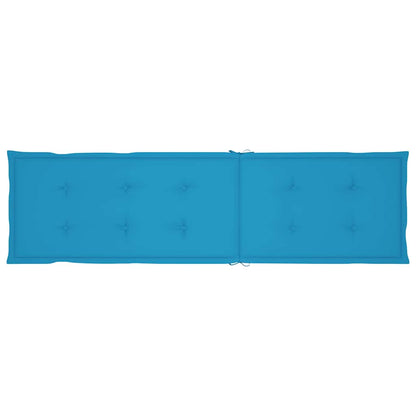 Cuscino per Sdraio Blu (75+105)x50x4 cm