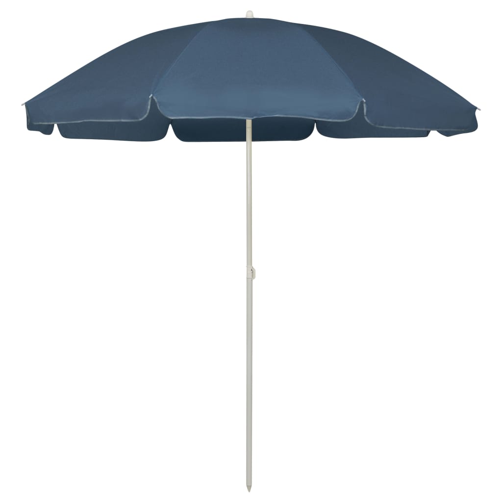 Ombrellone da Spiaggia Blu 240 cm