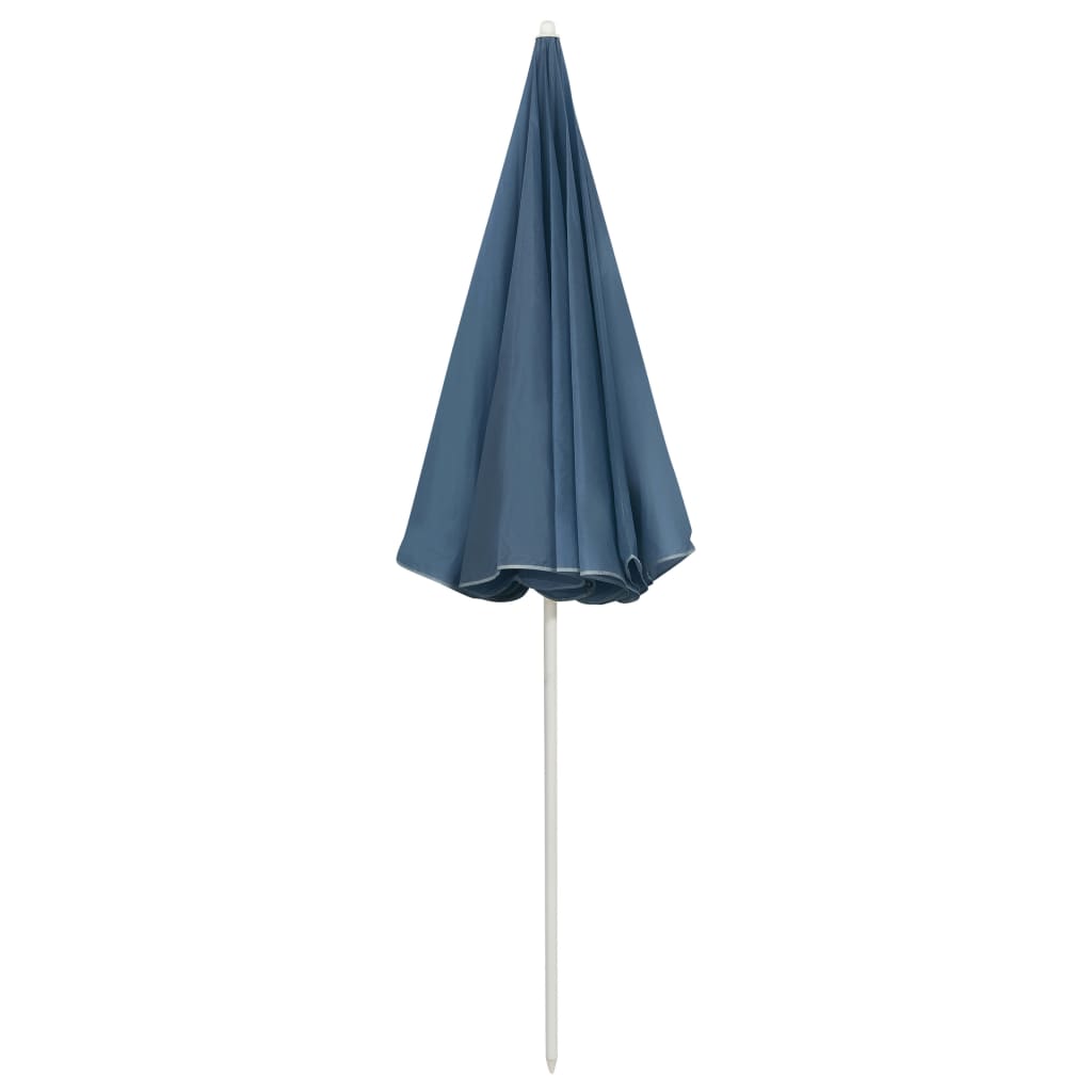 Ombrellone da Spiaggia Blu 240 cm