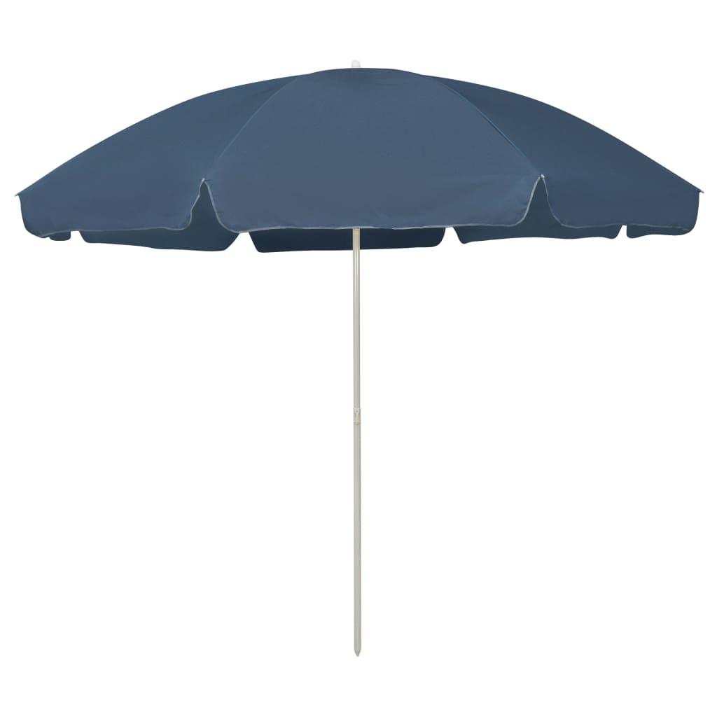 Ombrellone da Spiaggia Blu 300 cm
