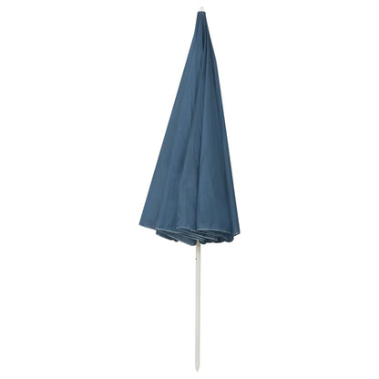Ombrellone da Spiaggia Blu 300 cm
