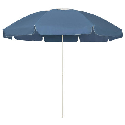 Ombrellone da Spiaggia Blu 240 cm