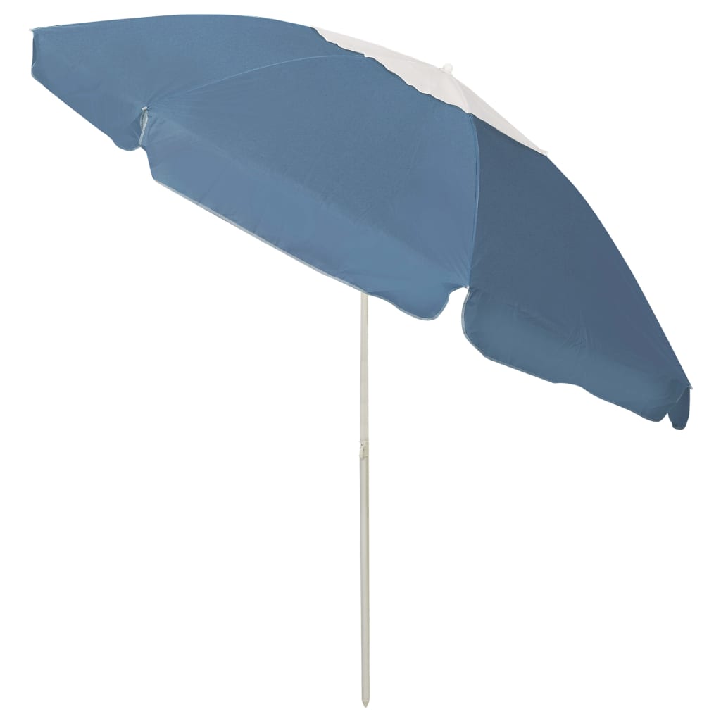 Ombrellone da Spiaggia Blu 240 cm