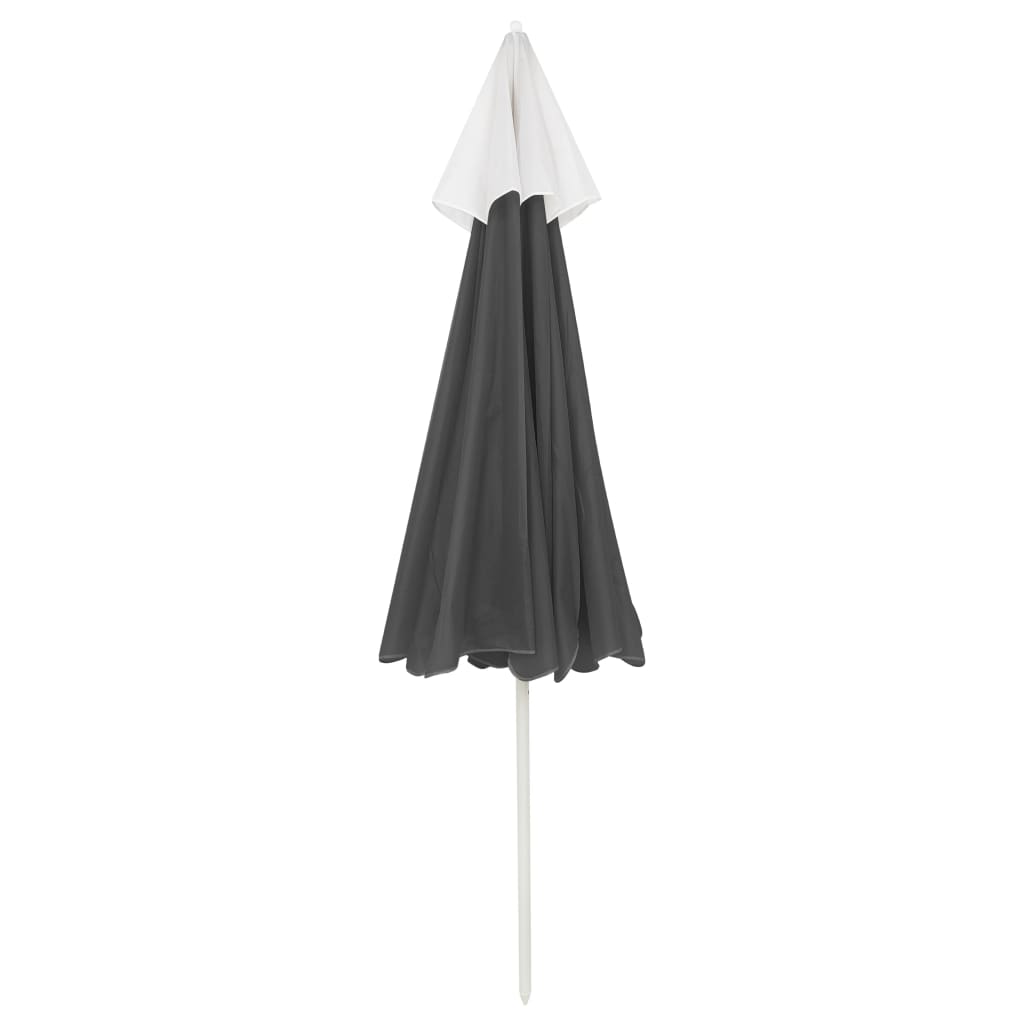 Ombrellone da Spiaggia Antracite 240 cm