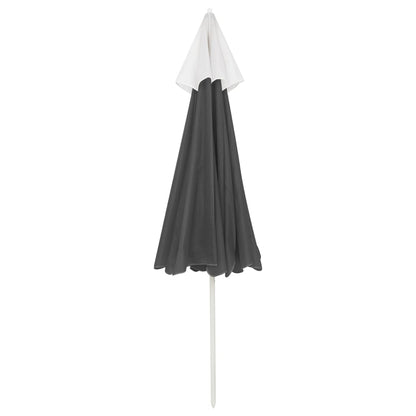 Ombrellone da Spiaggia Antracite 240 cm