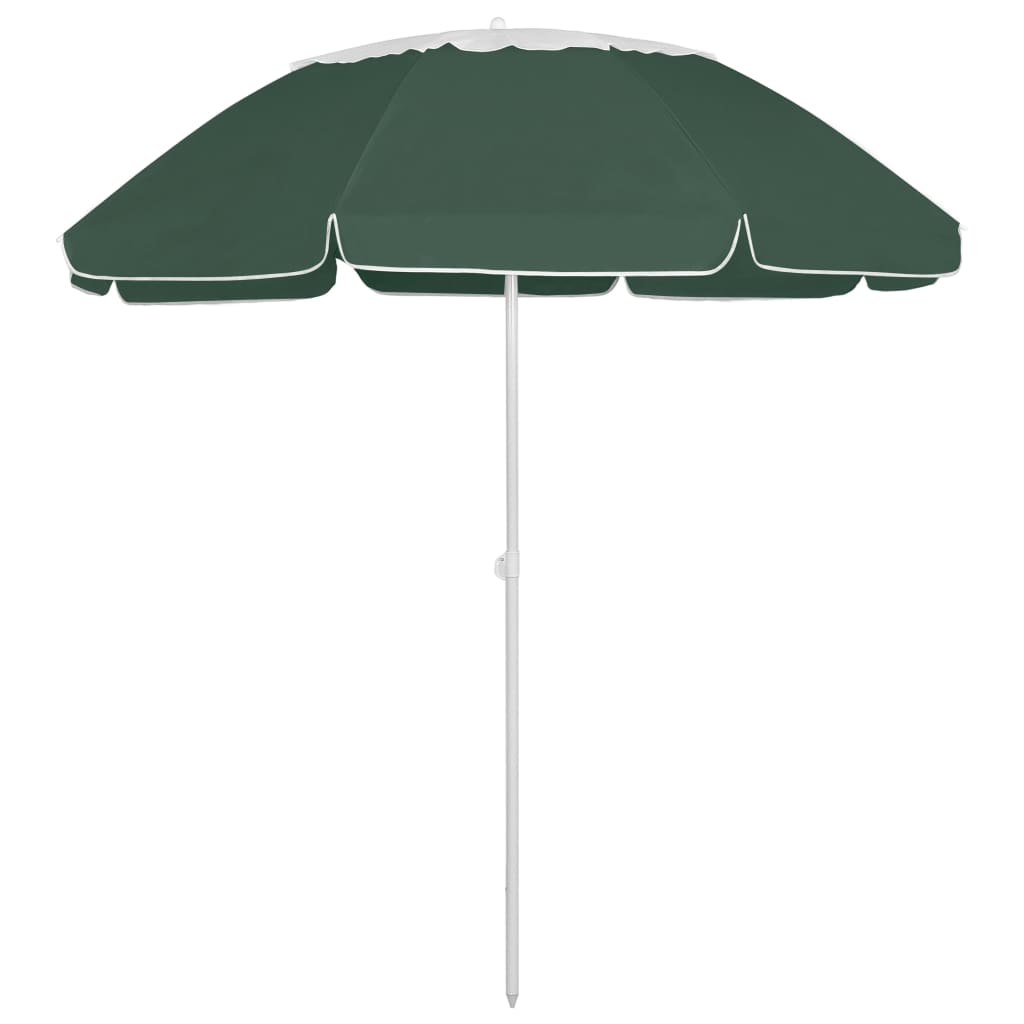 Ombrellone da Spiaggia Verde 300 cm