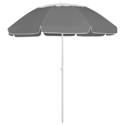 Ombrellone da Spiaggia Antracite 240 cm