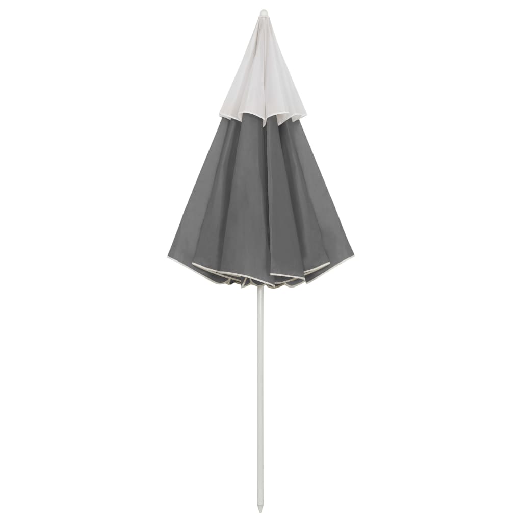 Ombrellone da Spiaggia Antracite 240 cm