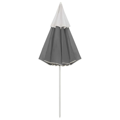 Ombrellone da Spiaggia Antracite 240 cm