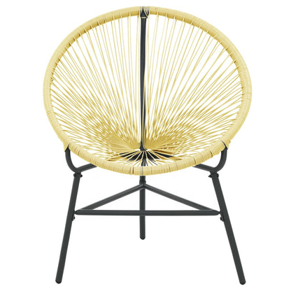 Sedia Acapulco da Giardino in Polyrattan Beige