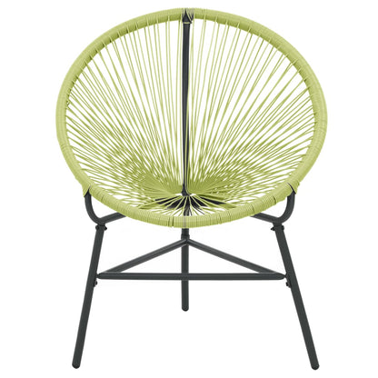 Sedia Acapulco da Giardino in Polyrattan Verde