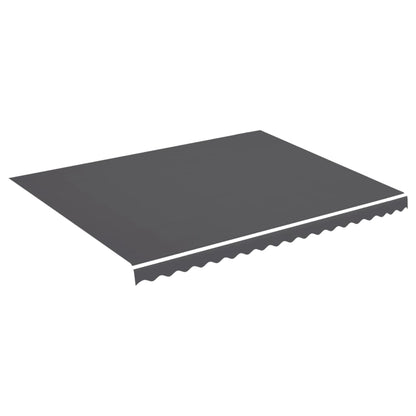 Tessuto di Ricambio per Tenda da Sole Antracite 4,5x3,5 m