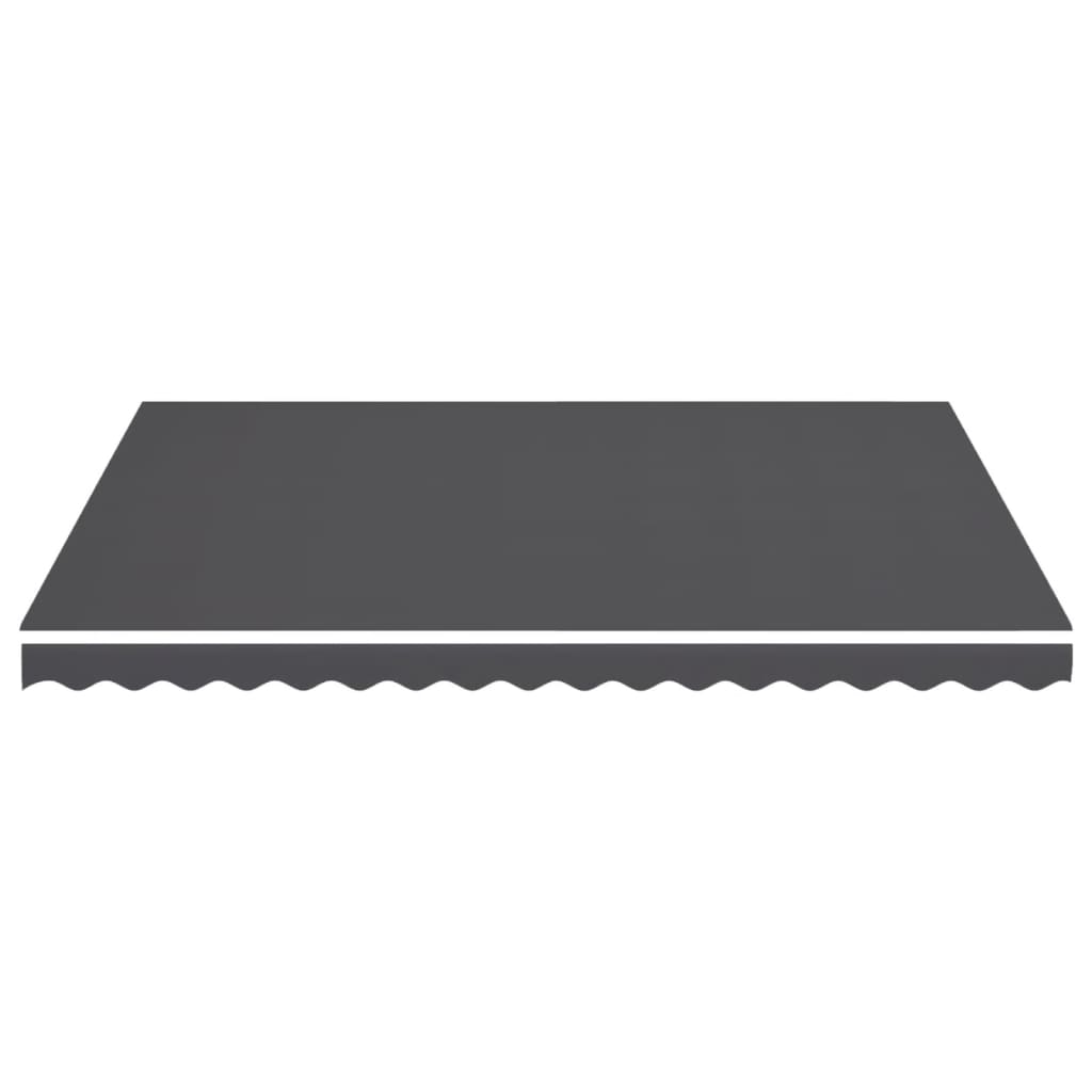 Tessuto di Ricambio per Tenda da Sole Antracite 4,5x3,5 m