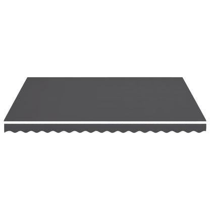 Tessuto di Ricambio per Tenda da Sole Antracite 4,5x3,5 m