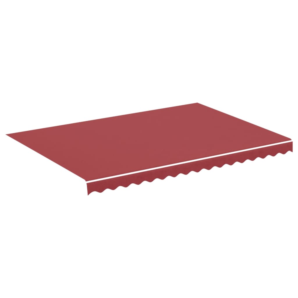 Tessuto di Ricambio per Tenda da Sole Rosso Borgogna 3,5x2,5 m