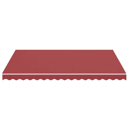 Tessuto di Ricambio per Tenda da Sole Rosso Borgogna 4x3 m