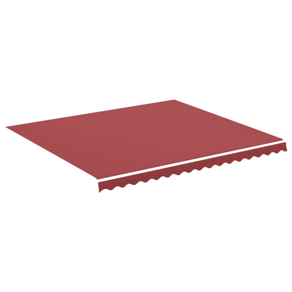 Tessuto di Ricambio per Tenda da Sole Rosso Borgogna 4x3,5 m