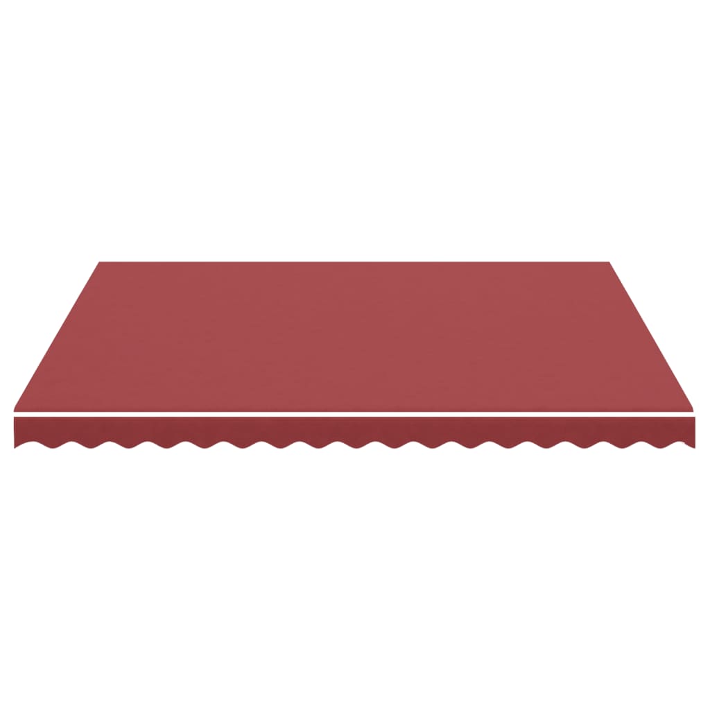 Tessuto di Ricambio per Tenda da Sole Rosso Borgogna 4x3,5 m