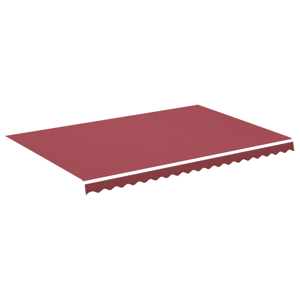 Tessuto di Ricambio per Tenda da Sole Rosso Borgogna 4,5x3 m