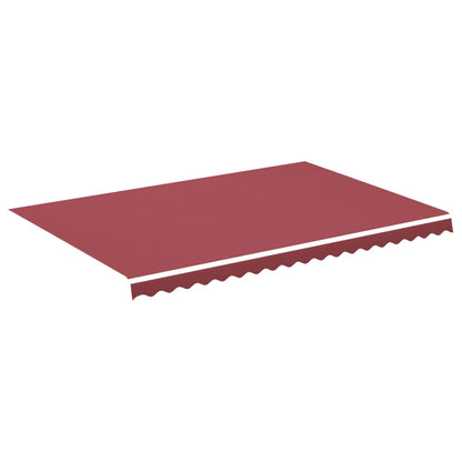 Tessuto di Ricambio per Tenda da Sole Rosso Borgogna 4,5x3 m
