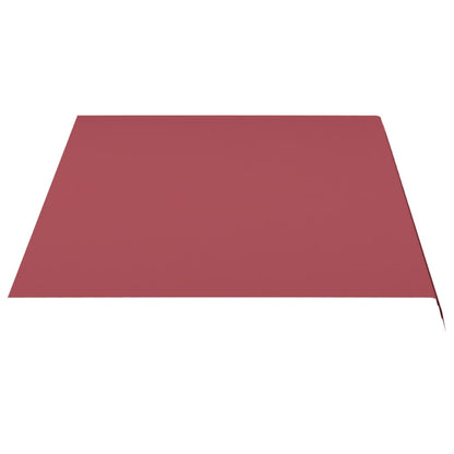 Tessuto di Ricambio per Tenda da Sole Rosso Borgogna 4,5x3 m