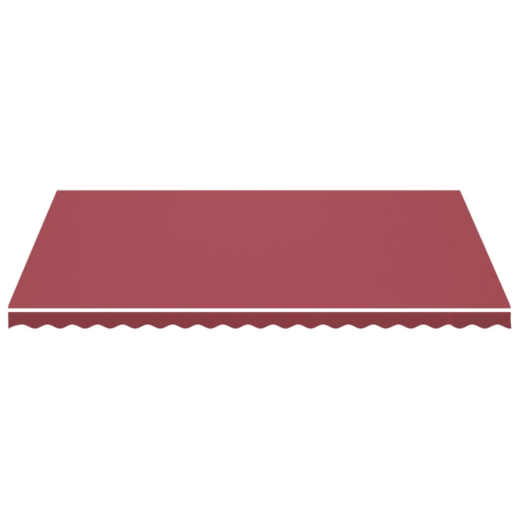 Tessuto di Ricambio per Tenda da Sole Rosso Borgogna 5x3,5 m