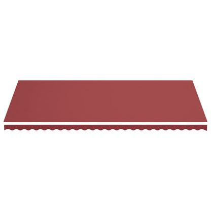 Tessuto di Ricambio per Tenda da Sole Rosso Borgogna 6x3 m