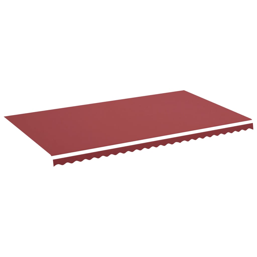 Tessuto di Ricambio per Tenda da Sole Rosso Borgogna 6x3,5 m