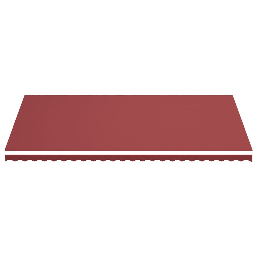 Tessuto di Ricambio per Tenda da Sole Rosso Borgogna 6x3,5 m