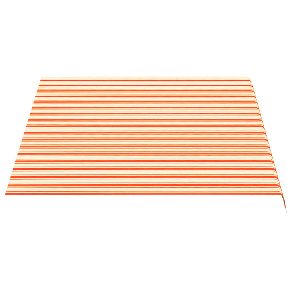 Tessuto Ricambio per Tenda da Sole Giallo e Arancio 3,5x2,5 m