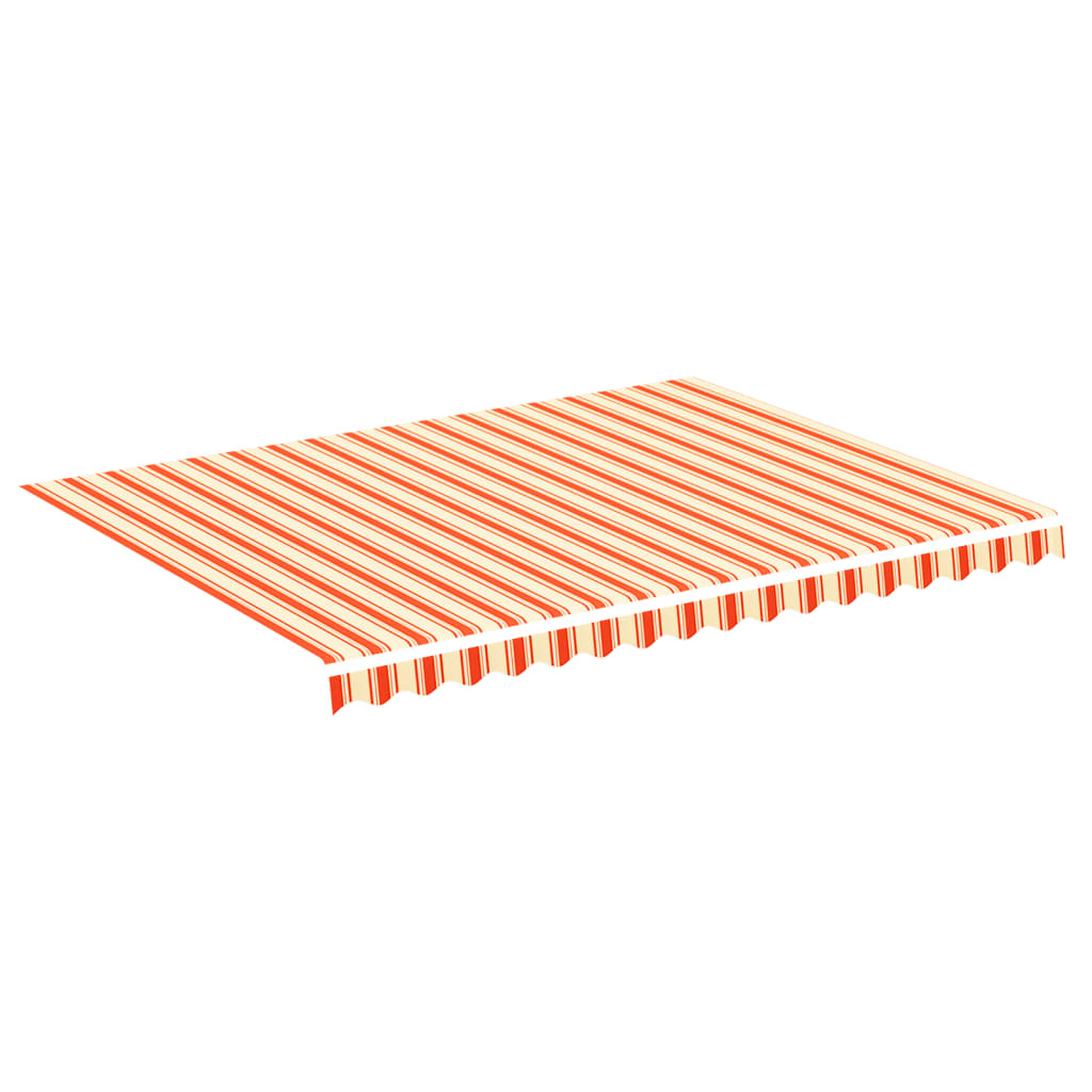 Tessuto di Ricambio per Tenda da Sole Giallo e Arancio 4x3 m