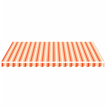 Tessuto di Ricambio per Tenda da Sole Giallo e Arancio 4x3 m