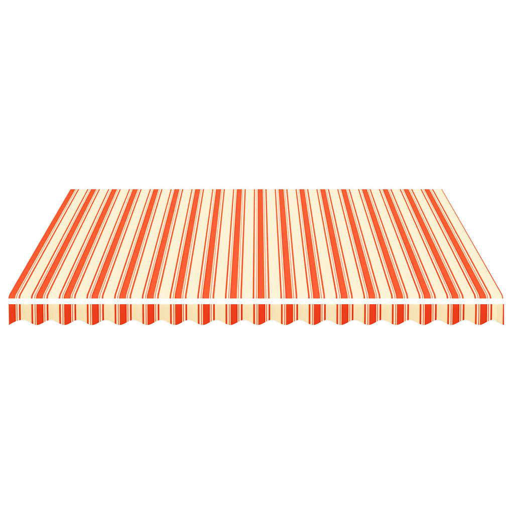 Tessuto di Ricambio per Tenda da Sole Giallo e Arancio 4x3,5 m