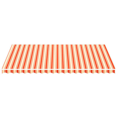 Tessuto di Ricambio per Tenda da Sole Giallo e Arancio 5x3 m