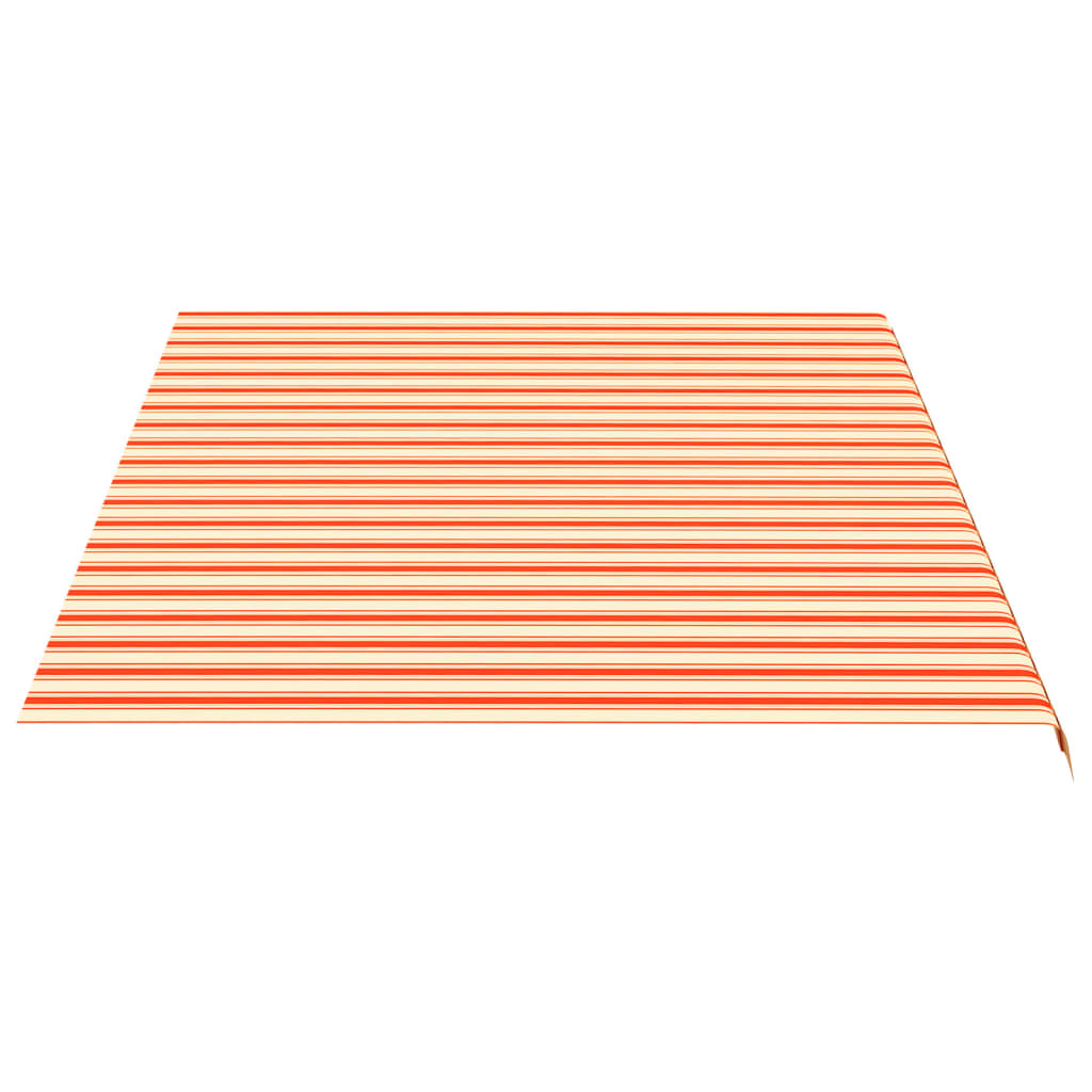 Tessuto di Ricambio per Tenda da Sole Giallo e Arancio 5x3,5 m