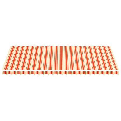 Tessuto di Ricambio per Tenda da Sole Giallo e Arancio 6x3 m