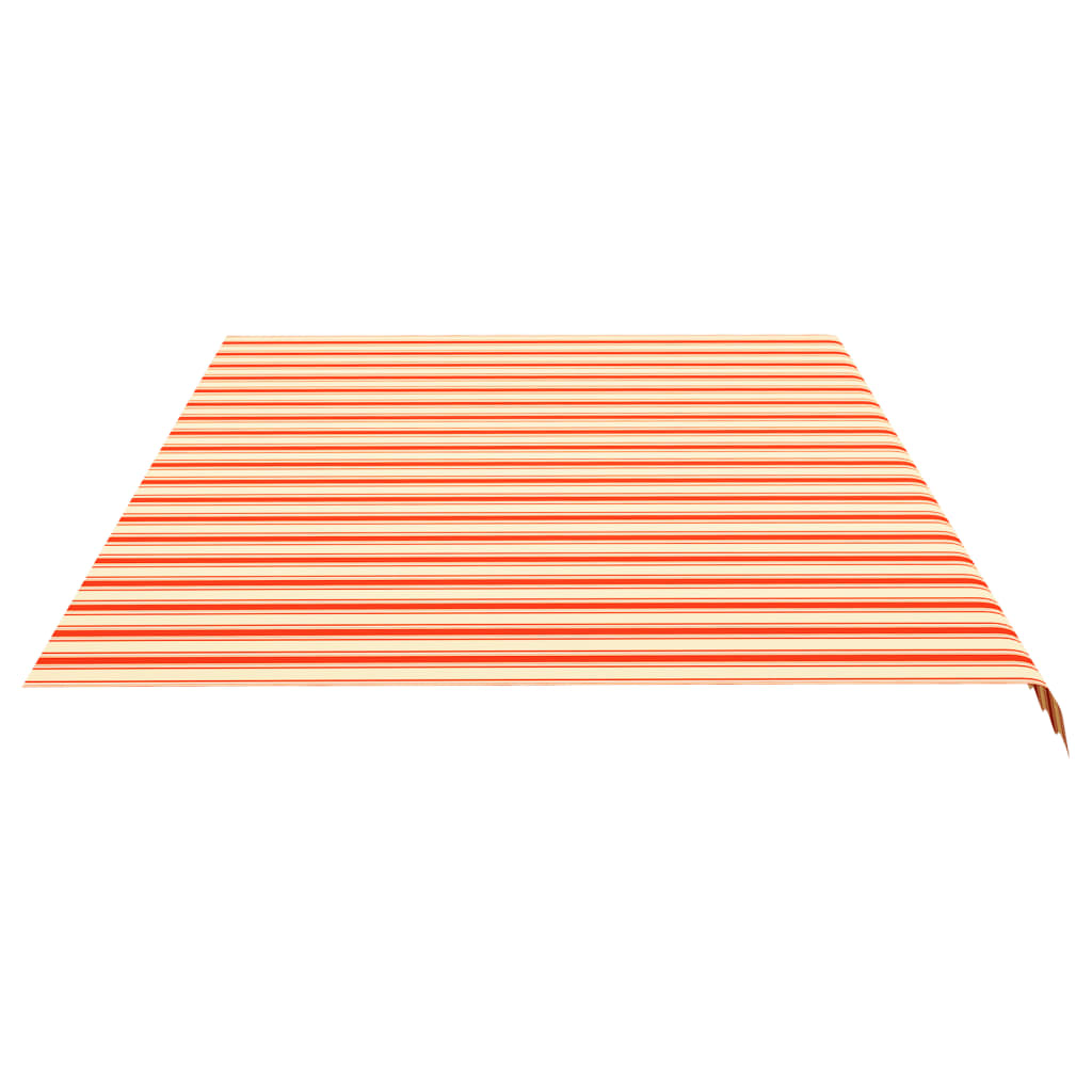 Tessuto di Ricambio per Tenda da Sole Giallo e Arancio 6x3,5 m