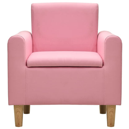 Divano per Bambini Rosa in Similpelle