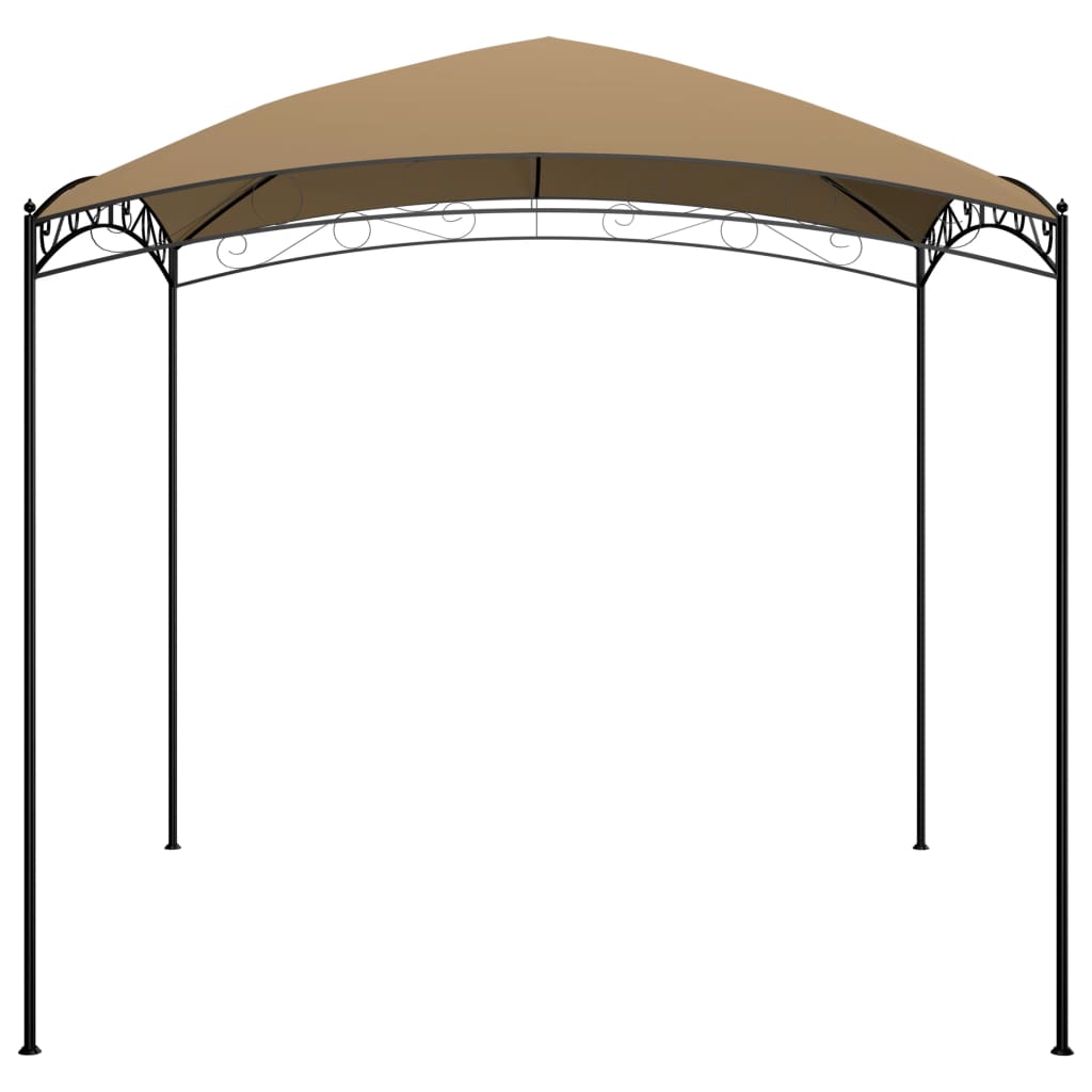 Gazebo 3x3x2,65 m Grigio Talpa 180 g/mÂ²
