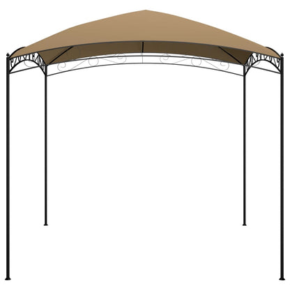 Gazebo 3x3x2,65 m Grigio Talpa 180 g/mÂ²