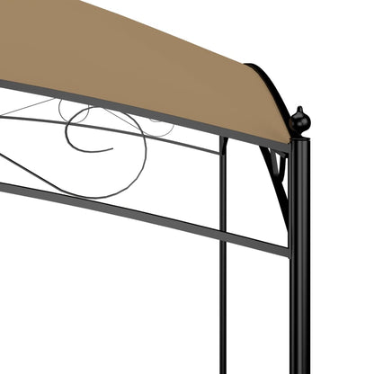 Gazebo 3x3x2,65 m Grigio Talpa 180 g/mÂ²